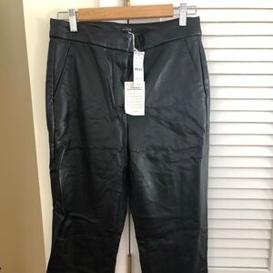 JCREW KATIE PLEATHER PANTS SIZE 6 NWT
